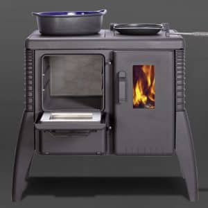 Poele en fonte avec four Iron Dog 06