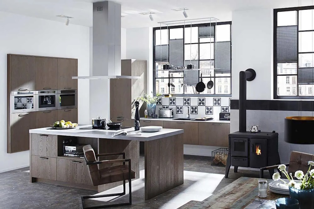 Poele en fonte avec four Iron Dog 06