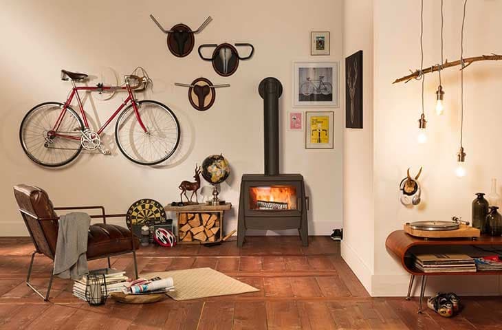 Poele a bois en fonte Iron Dog 07